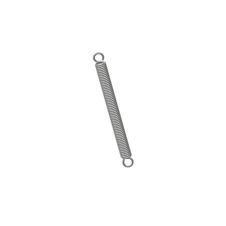 Extension Spring, O= .359, L= 4.00, W= .058